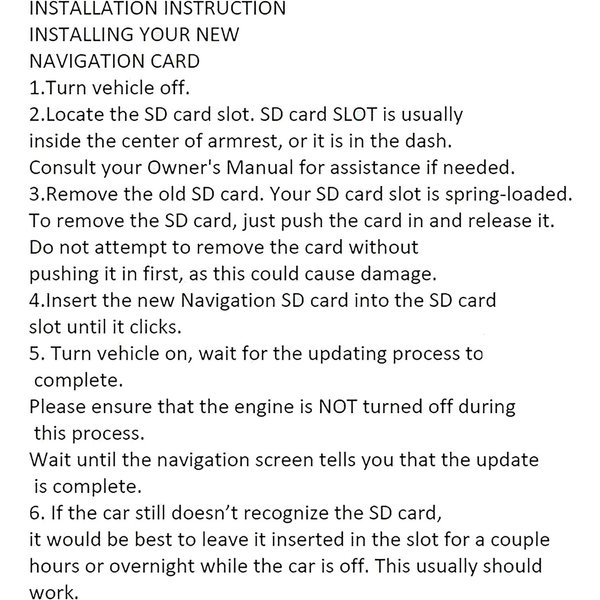 New Upgraded Compatible with 2016-2023 CX-3/ MX-5/6, 2016-2020 CX-5/ CX-9, 2014-2018 Model 3, Navigation Card Map USA/CAN/MEX