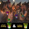 mishunyus 24 Pcs Glow Birthday Party Supplies,Birthday Squad Party Cups,Birthday Decorations Party Favor for 21st 30th 40th 50th 60th Night Event,16oz Cups(Birthday Squad & It's My Birthday)