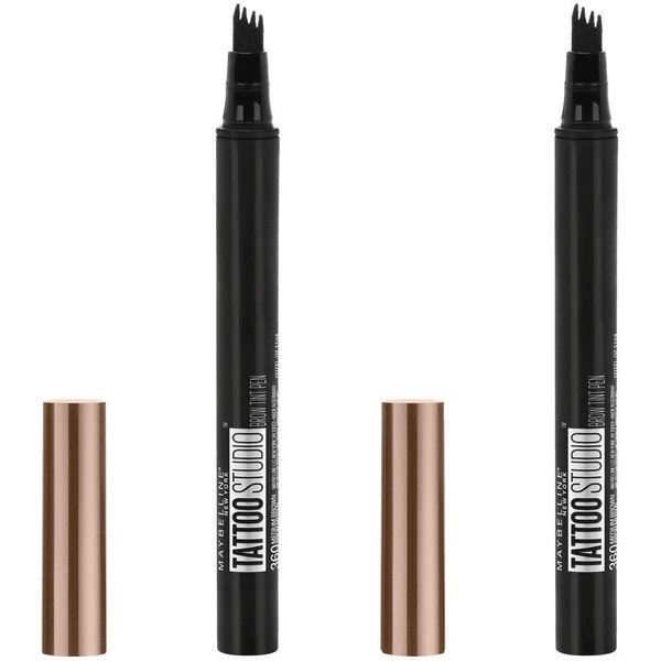 Maybelline New York TattooStudio Brow Tint Pen Makeup, 2 Count