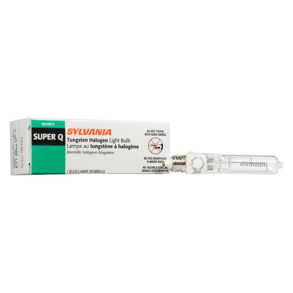 Sylvania Halogen 250W T12 Dimmable Light Bulb, White