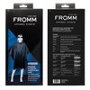 Fromm Professional Client Hair Styling and Hair Cutting Cape, Water and Stain Repellent Coating for Shampoo Bowl and Wet/Dry Cutting, 44" x 58", Gunmetal Grey