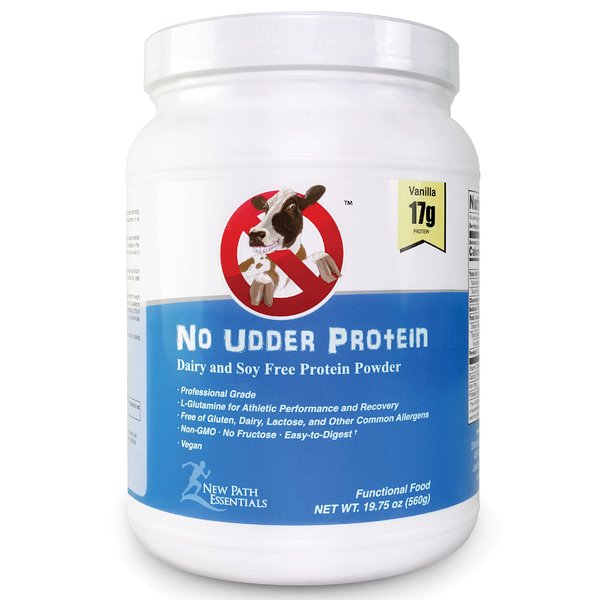 No Udder Protein Dairy Free Vegan Soy Free Protein Powder, Vanilla Delight