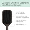 Ibiza Hair Aloha-Series KP3 Kona Paddle Brush - Detangling Hairbrush for Wet & Dry Hair, Thick Hair Care, Smoothing Nylon Bristles