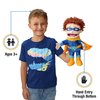 14" Superhero, Peach Boy, Hand Puppet