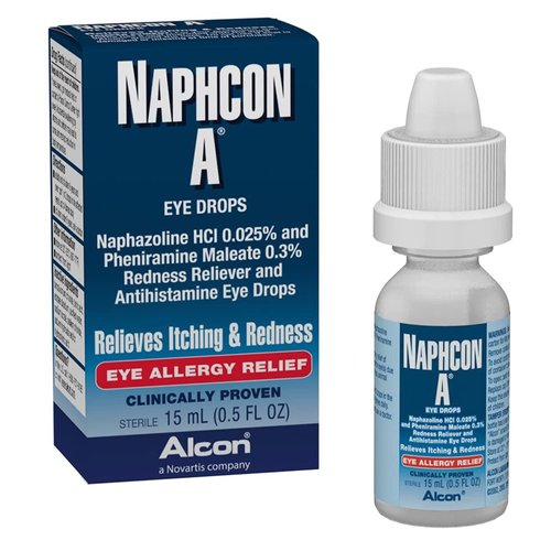 Naphcon A Allergy Eye Relief 0.5 oz.Eye Drops, 1 Ct