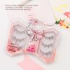 Dorisue Natural Lashes Round Shape with Eye-openning effect Criss crossed eyelashes with invisable strong band 3 pairs Set Q11