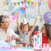 Beria Toys for Girls: Princess Toy Bubble Wand, Birthday Gifts for 3 4 5 6 7 8 Years Old Girl, Bubbles Machine Fairy Wands for Kids Light Up with Bubble Solution, Toddler Girl Toys Age 4-5