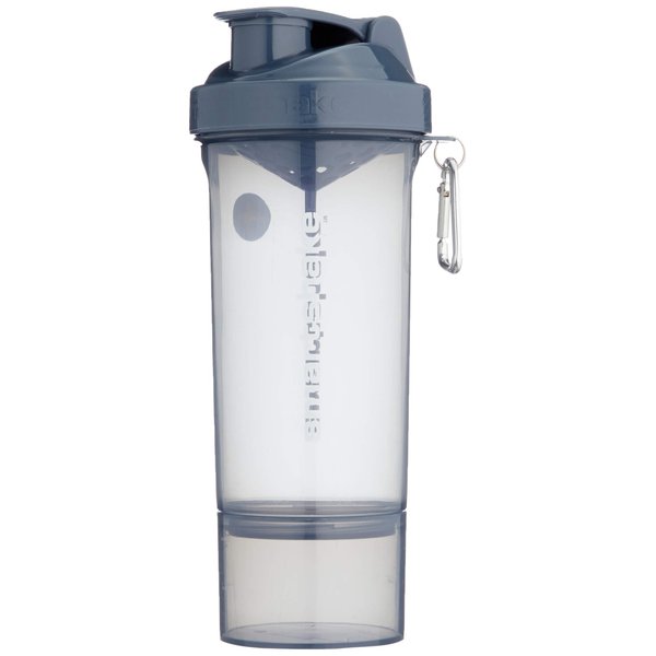 Smartshake SLIM, 17 oz Shaker Cup, Stormy Gray (Packaging May Vary)