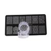 PUEEN Nail Art Clear See-Thru Transparent Soft Stamper and Scraper Set - Stamping Tools - BH000696