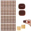 6 Pcs Letter Stamps for Clay Letter Numeral Polymer Clay Tools Reusable Alphabet Number Stamps Tools with Double Small Alphabet Numeric Symbols for Pottery DIY Handmade Crafts Pottery Fondant Cookie