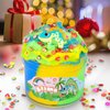 200ML Cloud Slime Dinosaur Snow Slime Mixed Color for Kids Party Favors, Girls Boys Scented 7OZ Cloud Slime Stress Relief DIY Toy