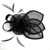 C.Garopl Accessories Fascinators Hats Women Vintage Wedding Fashion Headband Clip Church Cocktail Dresses Headwear Tea Party (Black-01)