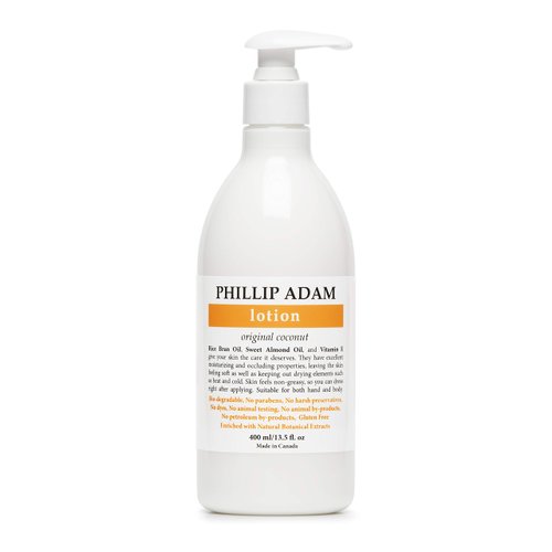 Phillip Adam Coconut Hand and Body Lotion - Lightweight Moisturizer for All Skin Types - 13.5 Fl Oz