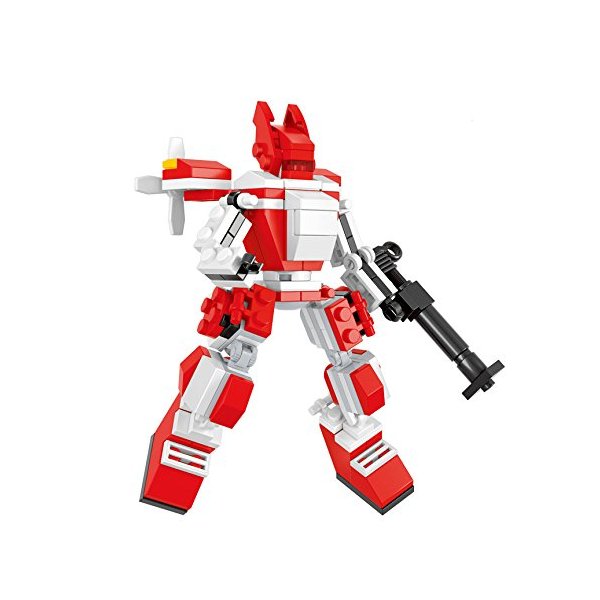 Sluban Building and Construction Blocks M38-B0381 Red Spear-Freis Building Block Construction Set (111 Piece)