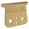 USonline911 2 Pairs of Replacement T-Shaped Blade Hair Clippers Replacement T-Shaped Beard Trimmer Replacement Kit (Gold and Silver Short Teeth)