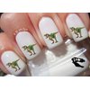 Dinosaur T Rex Water Nail Art Transfers Stickers Decals - Set of 58 - A1286