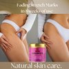 MAKOF BEAUTY Body butter cream for dry skin, cocoa butter body cream with shea butter and coconut oil, deeply moisturizing and nourishing, 8 fl oz (pack of 1)