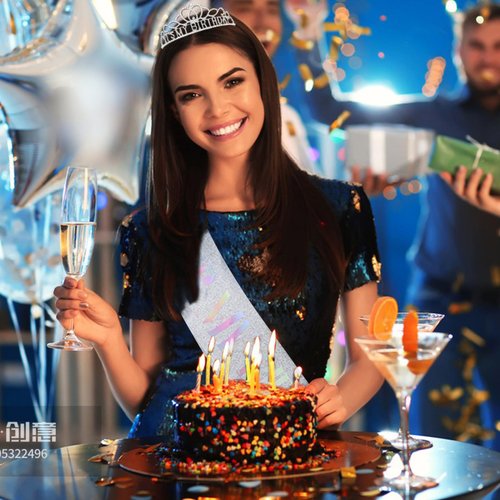 GAFATORY Birthday Sash Silver It's My Birthday Sash and Crown Birthday Girl Sash Birthday Crown Gift Party Decorations for Women Girls