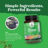 Zinc 50mg Immune Support Supplement - Zinc Complex Supplement for Immune System and Zinc Supplement to Enhance Hair Skin and Nails Vitamins - Easy to Swallow Potent Daily Zinc Tablets for Adults