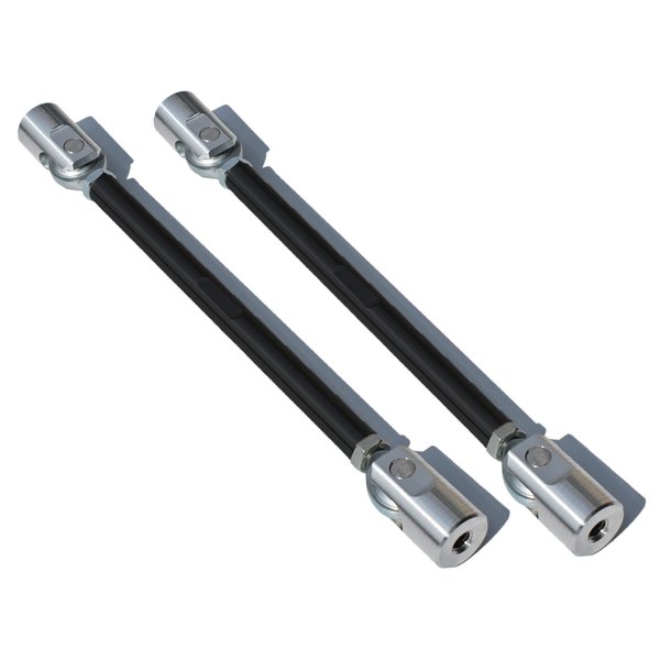 FS Performance Engineering Black Splitter Support Rods 8.5-10.25" (Pair)