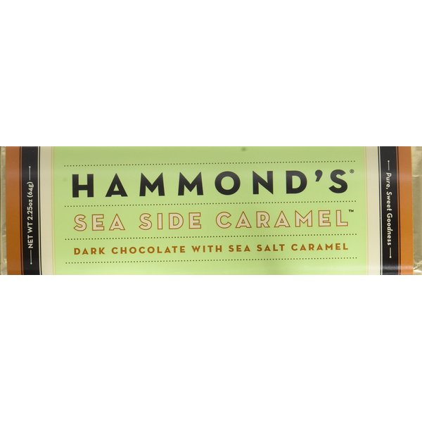Hammond's Candies Chocolate Bar Dark Sea Side Caramel