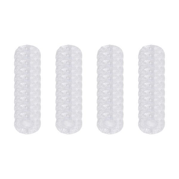 GOUWEIBA 100pcs Clear Disposable Ear Protectors - Waterproof Ear Cover Caps for Hair Dye Shower Bathing Spa Salon Home Hotel