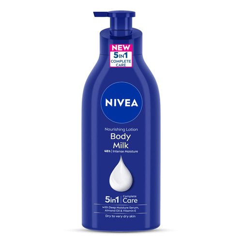NIVEA Body Lotion, Nourishing Body Milk, For Very Dry Skin, 600ml