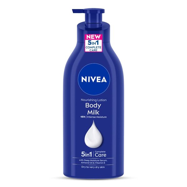 NIVEA Body Lotion, Nourishing Body Milk, For Very Dry Skin, 600ml