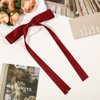 8PCS Bow Hair Clips Women's Ribbon Hair Clips Bow Hair Accessories Dress Up Accessories French Hair Clips For Teen Girls