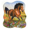 Playhouse Handsome Horse 24-Piece Die-Cut Shaped Mini Puzzle for Kids