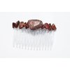 Brecciated Jasper Stone Hair Comb