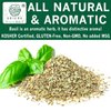SPICES VILLAGE Dried Basil (2.3 oz) - All Natural Fresh Basil Leaves, Sweet Dry Basil Herbs, Pure Mediterranean Seasoning - Kosher Certified, Gluten Free, Non GMO, Resealable Bulk Bag