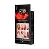 KISS Special Design Halloween Fake Nails, Glow-In-The-Dark, Style ‘Wicked’, with Pink Gel Nail Glue, Mini Nail File, Manicure Stick, & 28 False Nails