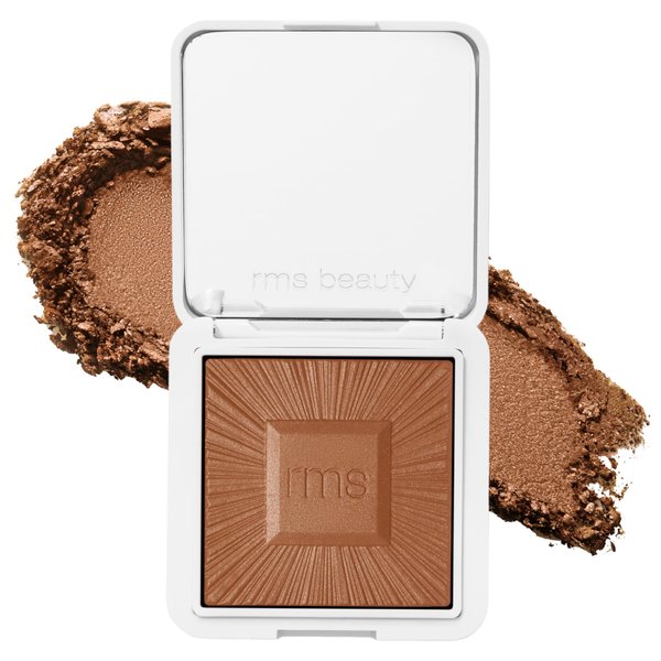 RMS Beauty ReDimension Hydra Bronzer - Gel to Powder Bronzer, Talc Free Cream Bronzer Powder, Refillable Cream Contour Powder Bronzer Face Makeup