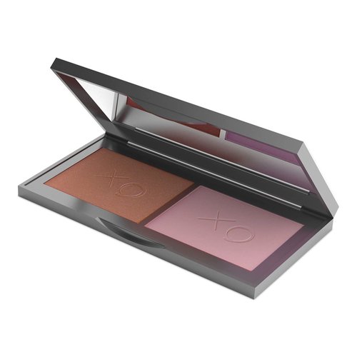Mirabella Beauty Blush Duo, Beloved/Darling (Warm Red Brown/Matte Pink Mauve) - Mineral Pressed Powder for Cheeks - Professional, Compact & Easy-to-Apply Facial Makeup, Paraben & Talc-Free
