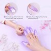 Saviland Gel Nail Polish Remover Kit: 250ML Nail Polish Remover with Nail Clips, Nail Tools,Cuticle Pusher, 500PCS Cotton Pad Nail Remover Manicure Kit for Salon Home DIY