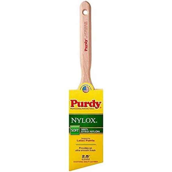 2-1/2" Purdy 144152225 Nylox Glide Angled Sash Paint Brush, Tynex Nylon