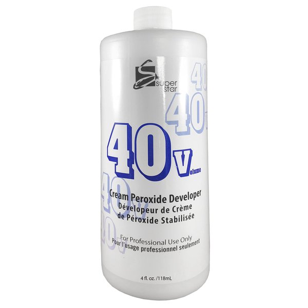 Super Star Cream Peroxide Developer, 4 Ounce