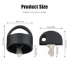 Key for Pride Mobility Scooter Accessories, Easy Pull Key for Pride Victory GoGo Mobility Scooters Power Wheel Chairs, 1 Set