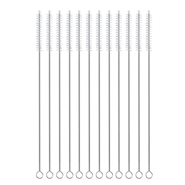 Brightbuy Drinking Straw Brush Set, 50 Piece 9.05" x 9 mm Cleaner Brush for Stainless Steel Straws