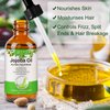 Jojoba Oil for Hair Growth, 100% Pure & Natural - Cold Pressed Unrefined Jojoba Essential Oil for Skin & Nails, Nourish the Scalp, Dry Skin Relief, Makeup Remover, Improve Blood Circulation-2.02fl.oz