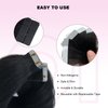Human Hair Extensions for Black Women, OiMiGO Yaki Straight Tape in Extensions 40pcs 100g Tape ins Extension 22 Inch Soft Brazilian Remy Hair Yaki Tape Hair Extensions Human Hair