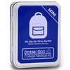DormDoc Mini First Aid Kit Case Box - Compact Emergency Medical Kit for Students - OTC Aid Kit, Cream for Skin, Lip Balm, Patches/Bandages - Portable First Aid Supplies - 25 PCS