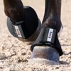 HORZE Pro Overreach Bell Boots for Horses | Neoprene Pair - Black - L