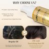 GREEONIL Hair oil, Hair Repair Serum,24K Gold Argan Oil Coconut Oil Olive Oil and Vitamin E for Frizz Control, Add Shine,Nourishing Hair Oil for Split Ends Hair Treatment,2.02 fl oz,60ml