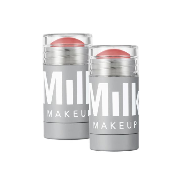 Milk Makeup Lip + Cheek, Werk (Dusty Rose) - 0.21 fl oz, Pack of 2 - Cream Blush & Lip Color - Buildable & Blendable - 1,000+ Swipes Per Stick - Non-Comedogenic - Vegan, Cruelty Free