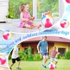 Beach Balls 3 Pcs 12 Inch Inflatable Ball Beach Ball Swimming Pool Ball Enjoyable Pool Float Balls for Outdoor Activity Birthday Summer Party Favors Water Toys (Simple Style)