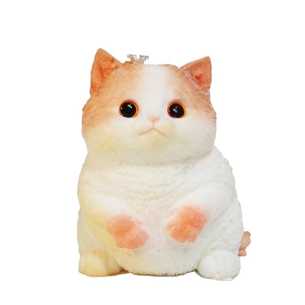 Taba Giant Cat Squishy for Kids Adults, Big Furry Cat Squishy Toys for Stress Relief, Super Soft Squeeze Fidget Toy (Crown cat)