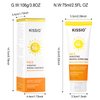 KISSIO Hydrating Mineral Sunscreen,Sunscreen with Zinc Oxide,Titanium Dioxide and Ceramides for Face and Body,Broad Spectrum Sunscreen SPF 50+,Lightweight,Non-greasy,Water Resistant,2.5 FL OZ