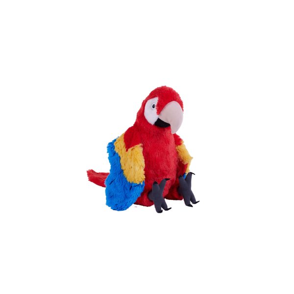 Wild Republic Cuddlekins Eco Scarlet Macaw, Stuffed Animal, 12 Inches, Plush Toy, Fill is Spun Recycled Water Bottles, Eco Friendly